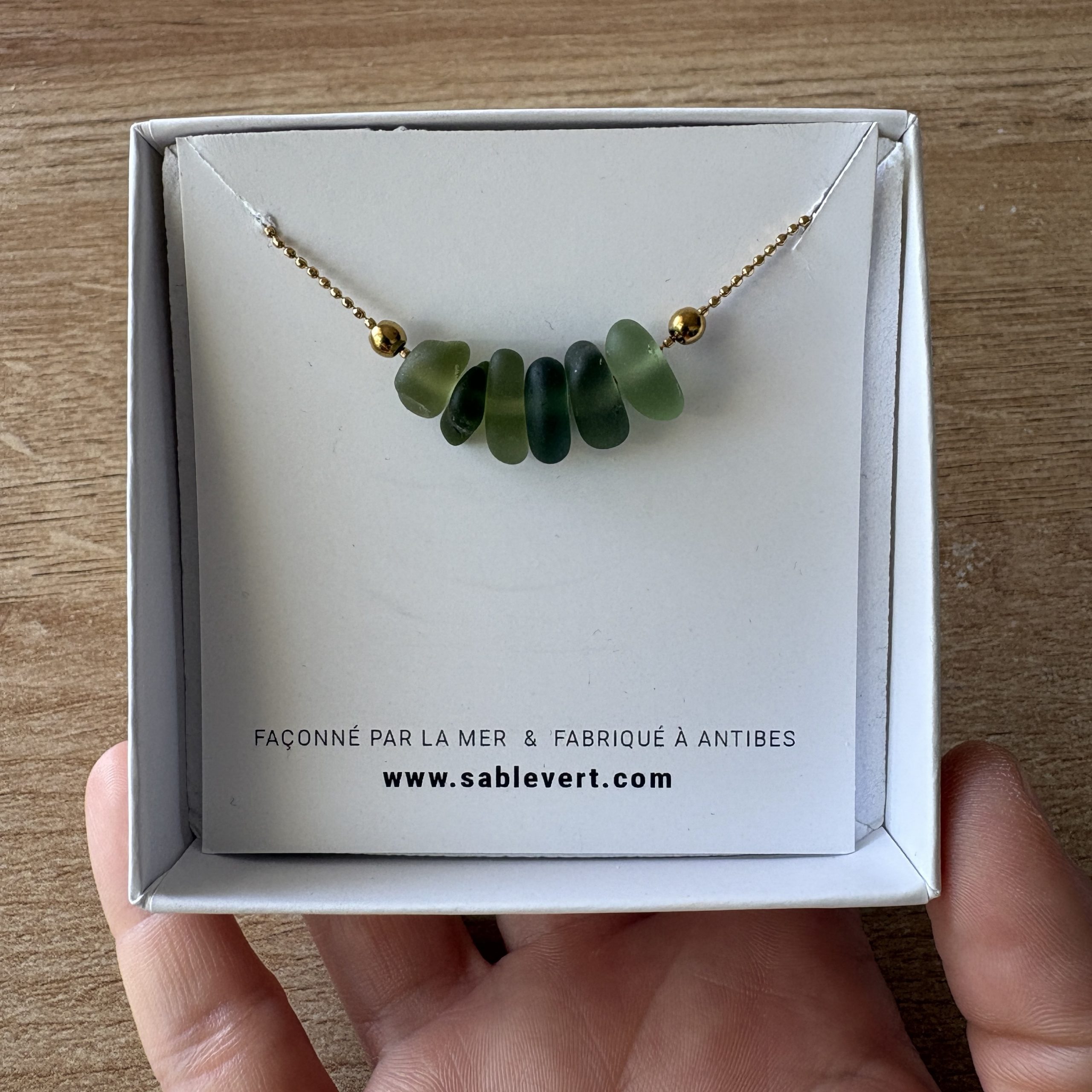 Collier RIVAGE Vert – Image 2