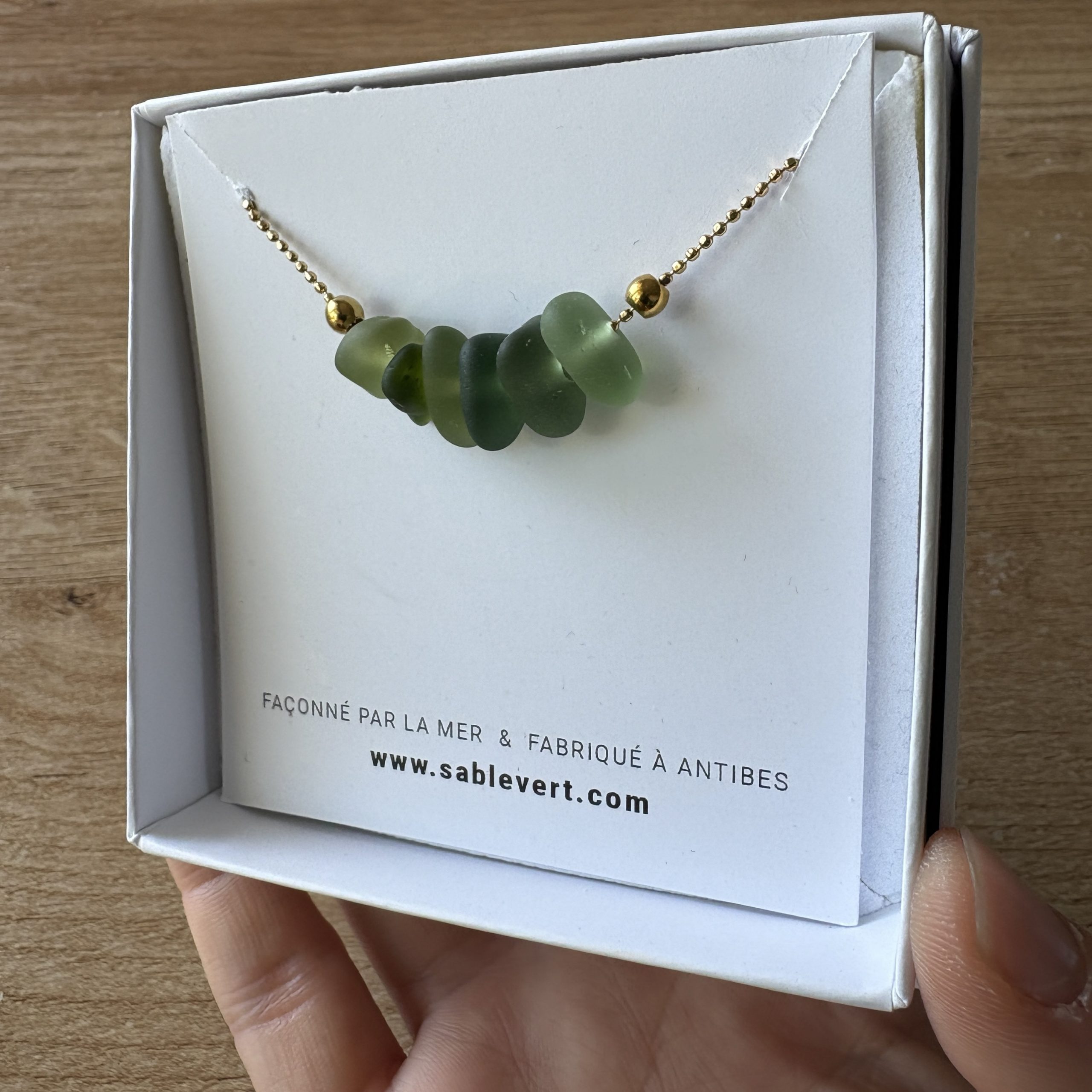 Collier RIVAGE Vert