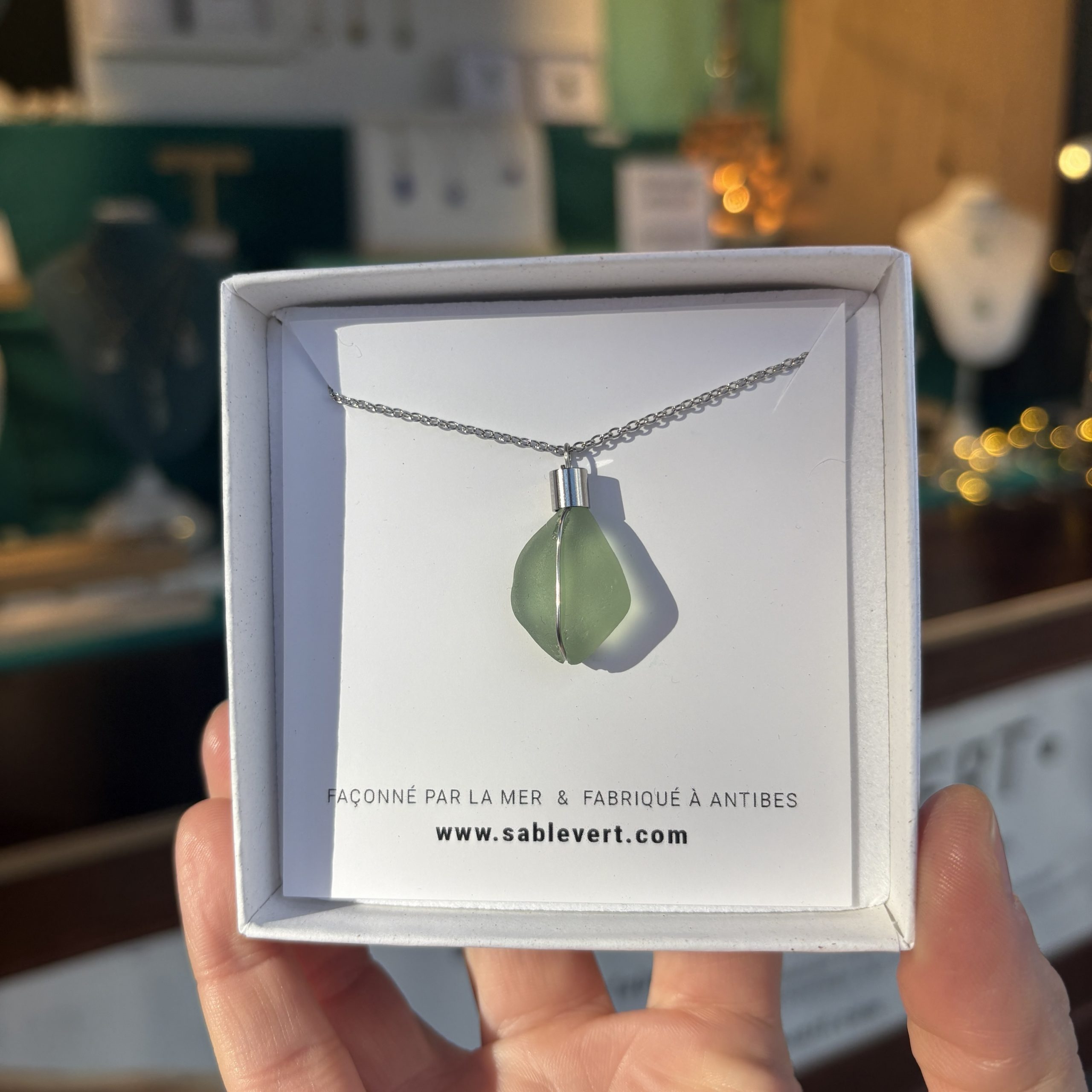 Collier ÎLOT Vert – Image 2