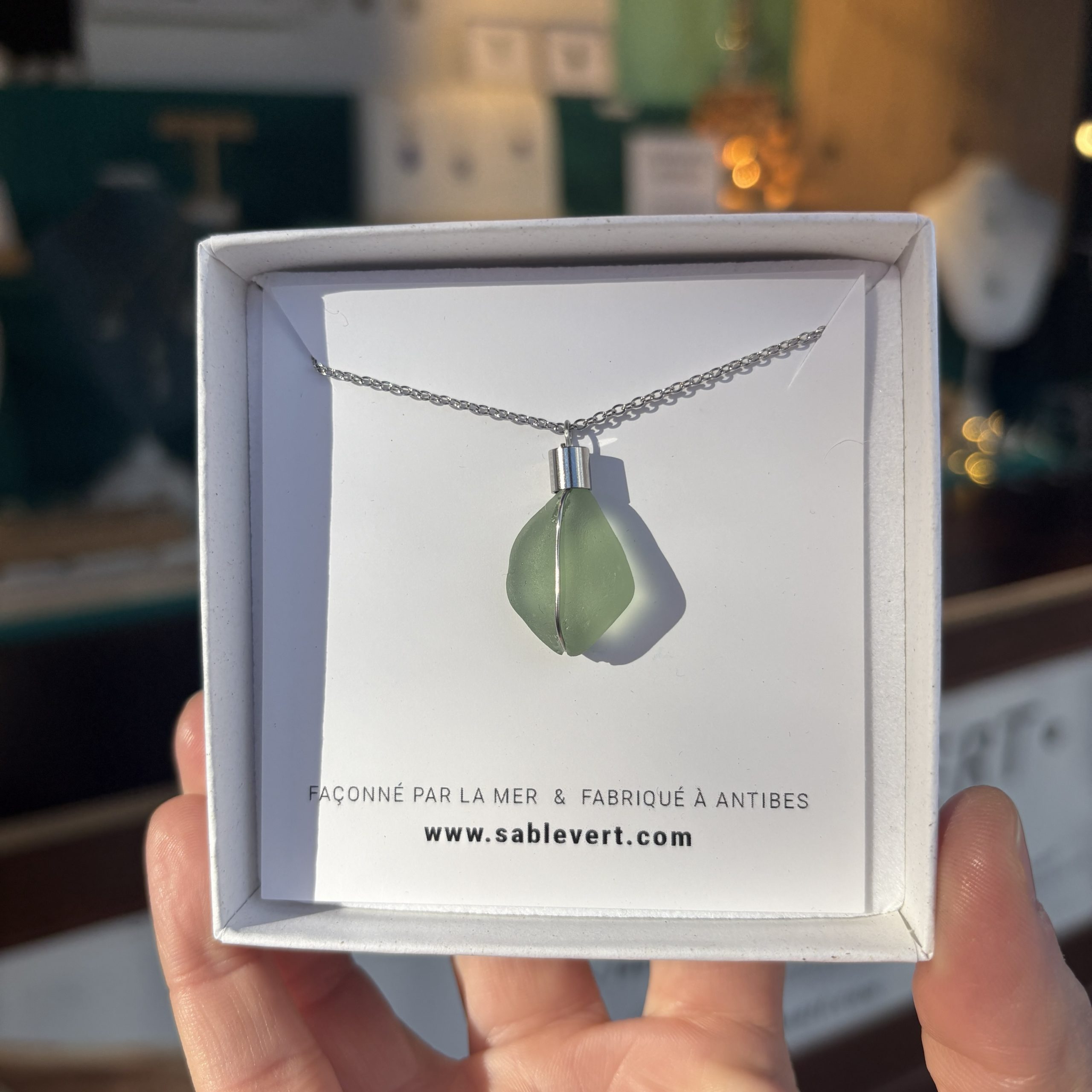 Collier ÎLOT Vert – Image 3