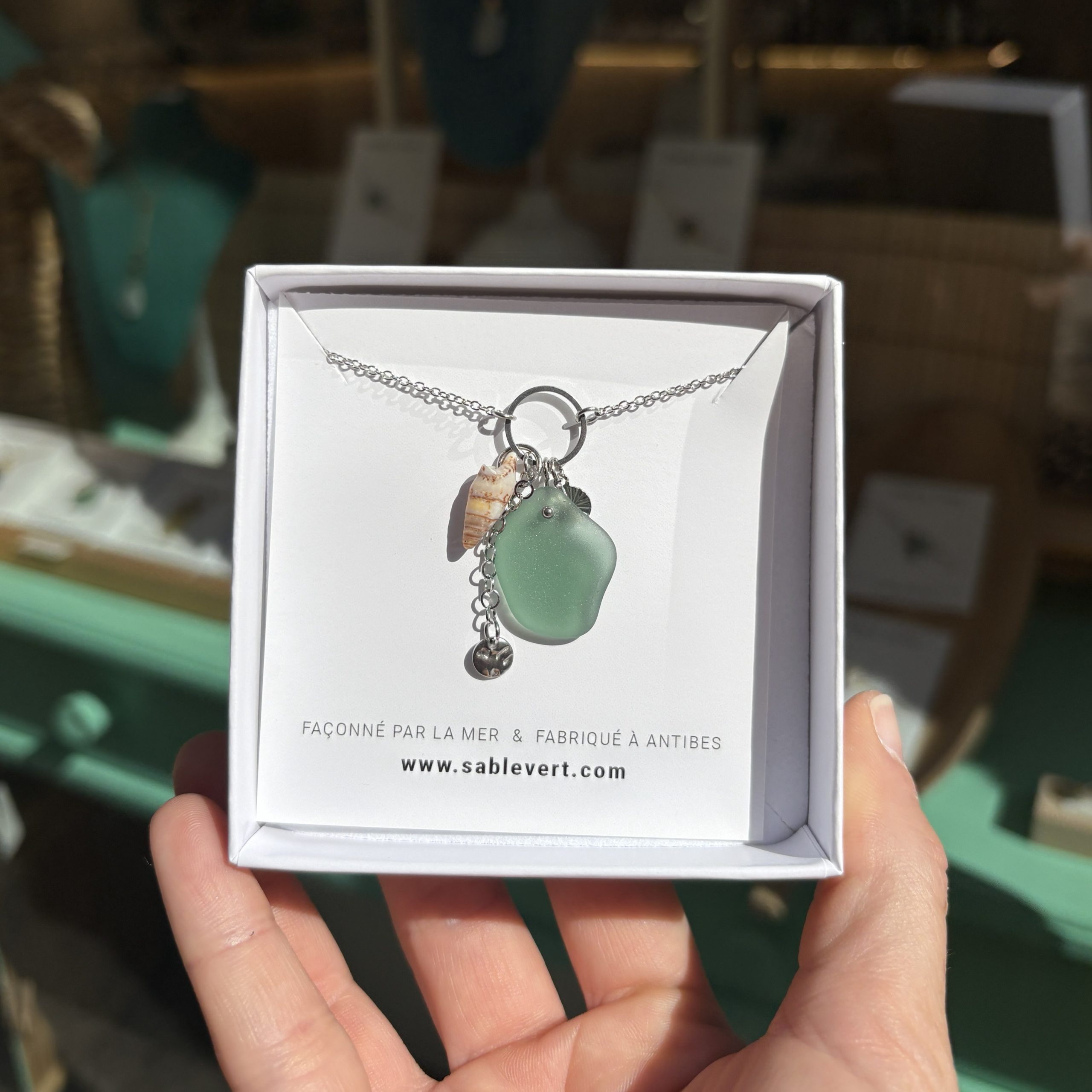 Collier PLAGE Vert – Image 2