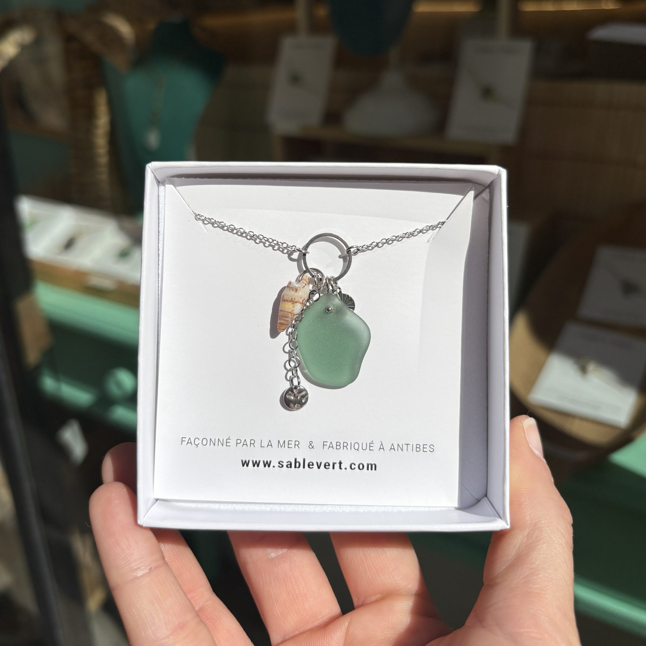 Collier PLAGE Vert