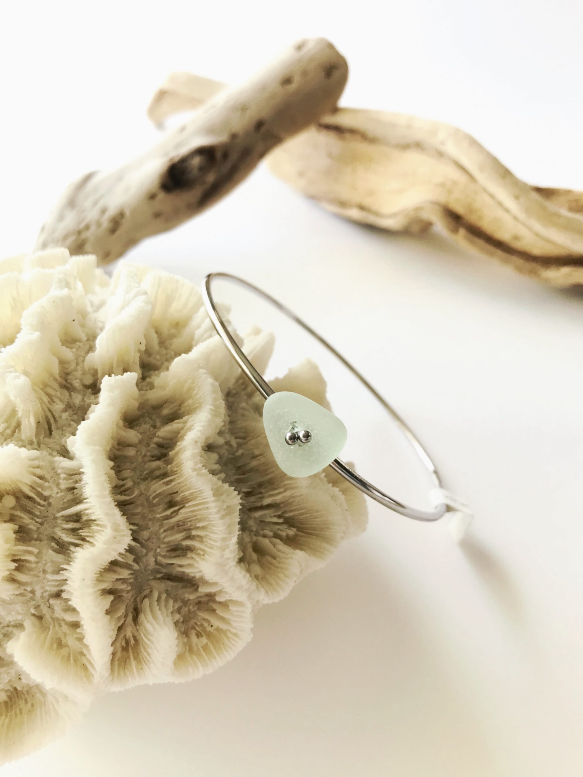 Bracelet JONC Blanc Taille M