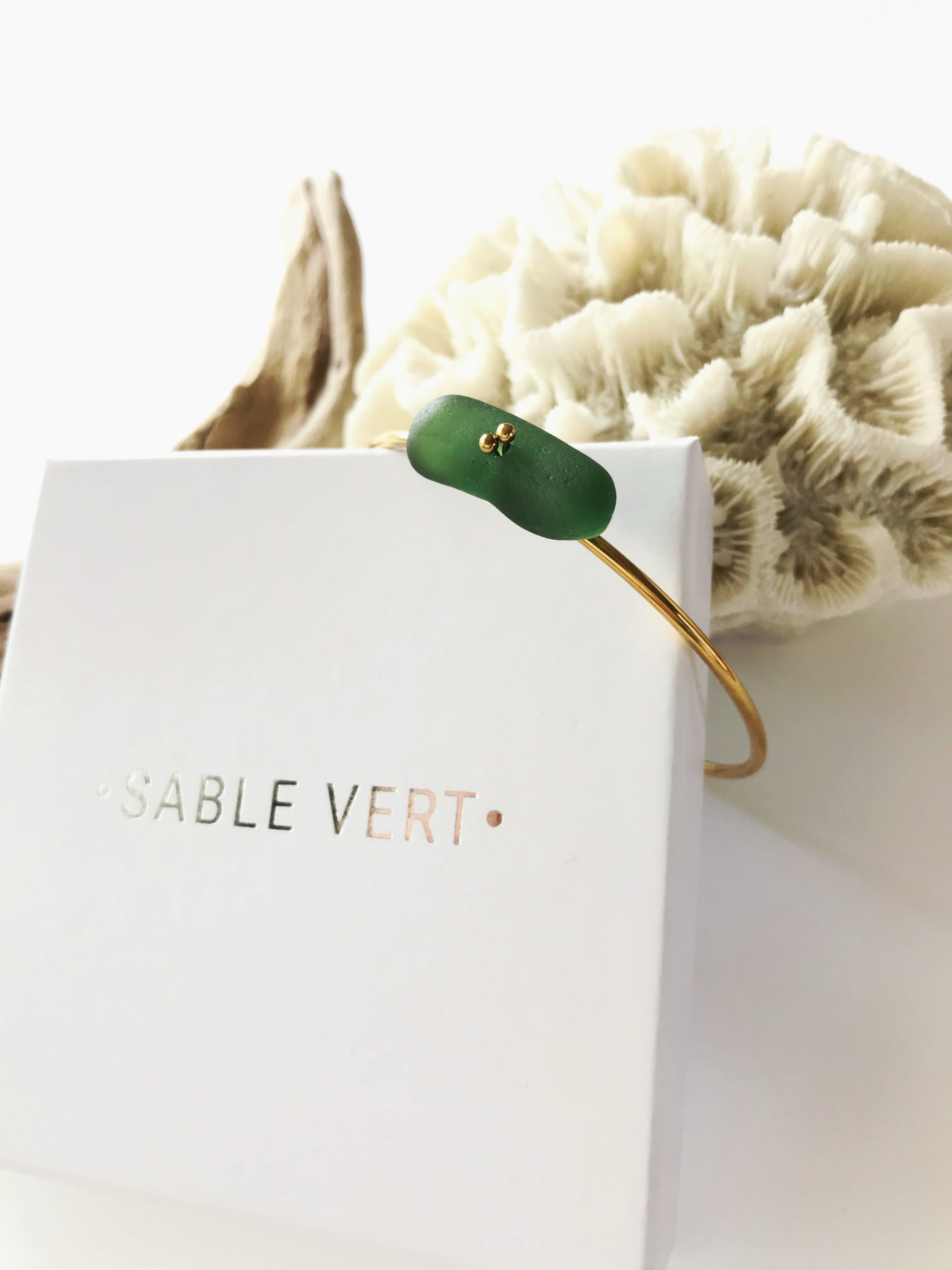 Bracelet JONC Vert Taille S – Image 3