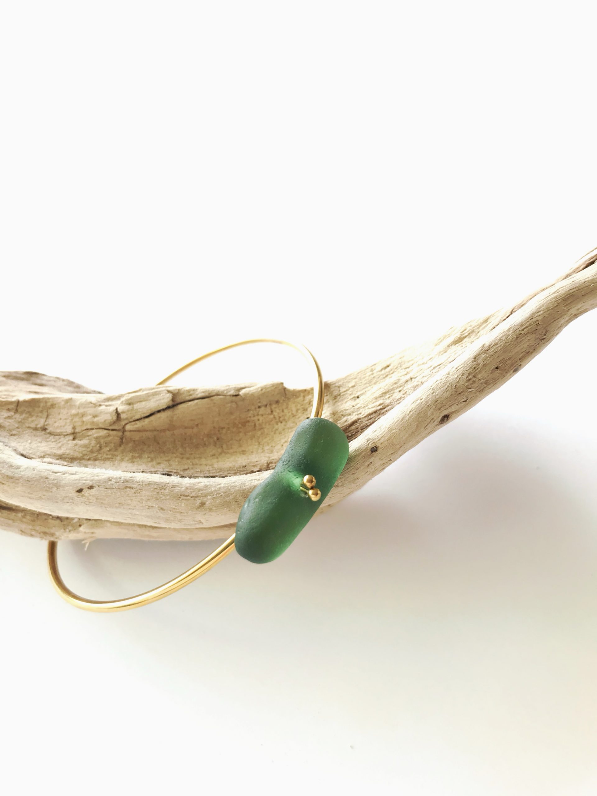 Bracelet JONC Vert Taille S – Image 2