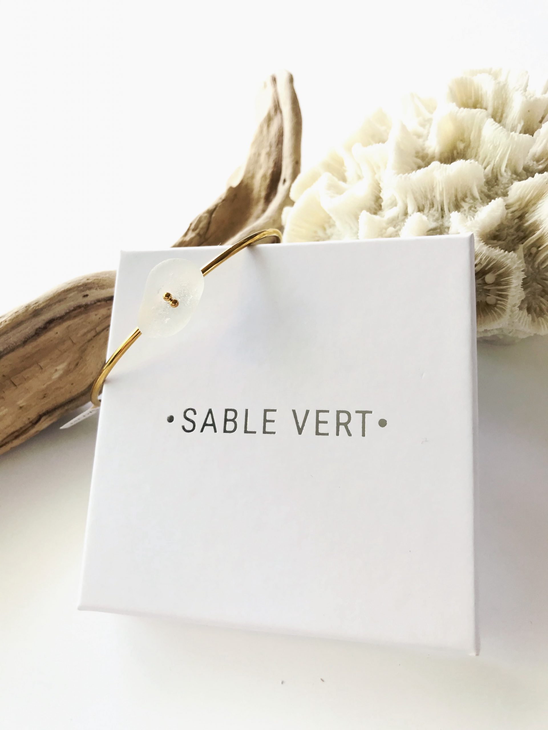 Bracelet JONC Blanc Taille M – Image 2